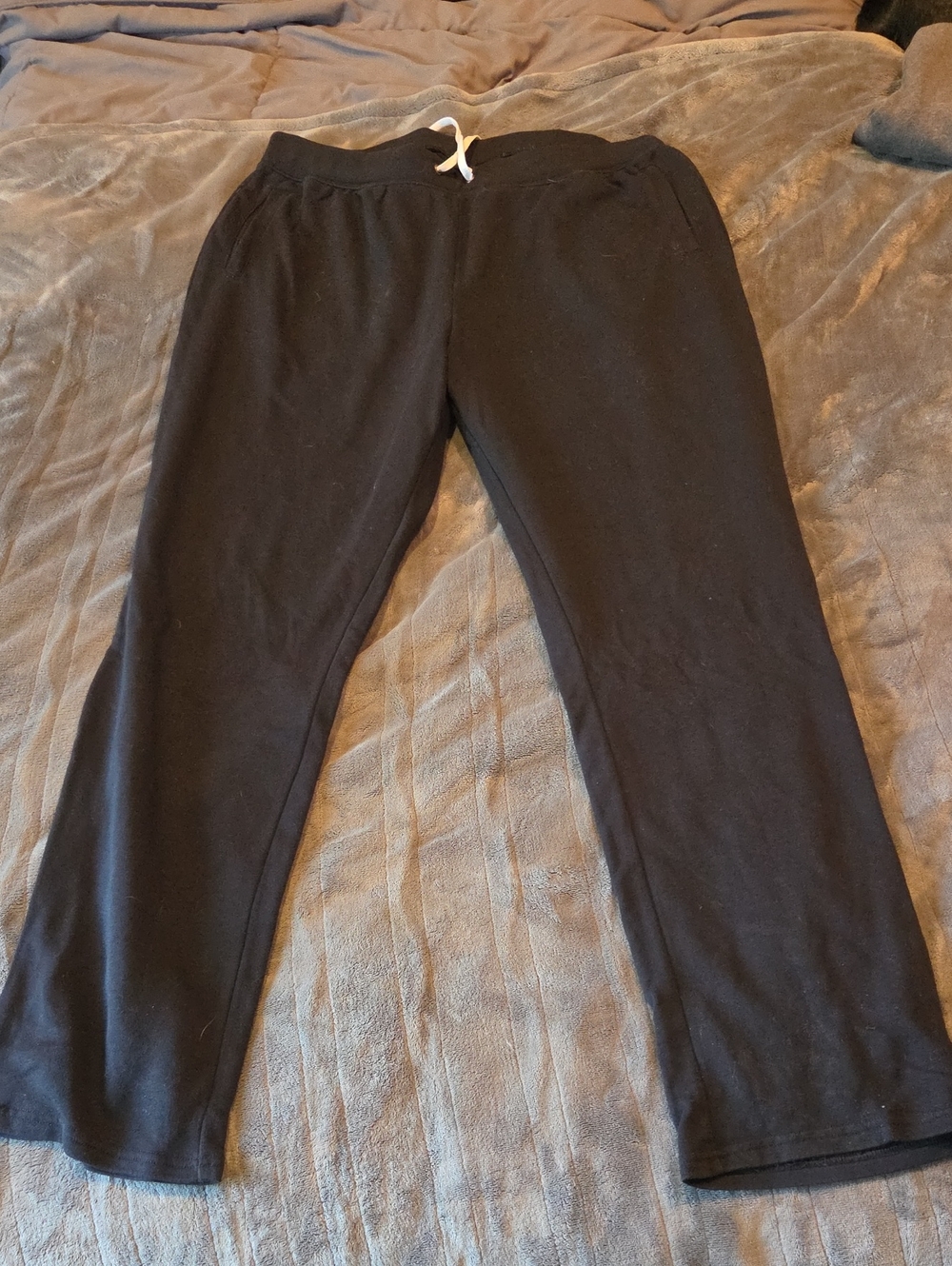 Women's Black Old Navy Drawstring Sweatpants, Size Xl Tall